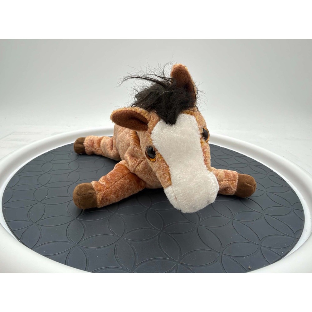TY Beanie Buddy Oats Horse 12" Brown Plush 2001 Retired No Hang Tag